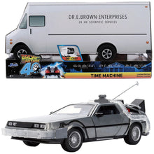 Load image into Gallery viewer, Hollywood Rides Back to the Future Time Machine 40th Anniversary 1:24 Scale Die-Cast Metal Vehicle