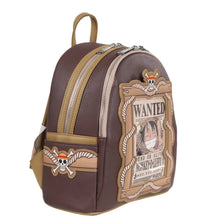 Load image into Gallery viewer, One Piece Wanted Dead or Alive Monkey D. Luffy Mini-Backpack - Entertainment Earth Exclusive
