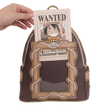 Load image into Gallery viewer, One Piece Wanted Dead or Alive Monkey D. Luffy Mini-Backpack - Entertainment Earth Exclusive