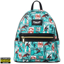 Load image into Gallery viewer, Spider-Man: Across the Spider-Verse Comic Strip Mini-Backpack - Entertainment Earth Exclusive