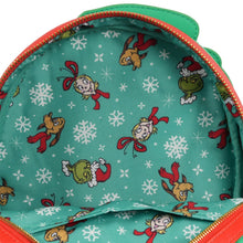 Load image into Gallery viewer, How the Grinch Stole Christmas Grinch Christmas Sweater Mini-Backpack - Entertainment Earth Exclusive