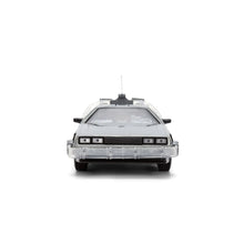 Load image into Gallery viewer, Hollywood Rides Back to the Future Time Machine 40th Anniversary 1:24 Scale Die-Cast Metal Vehicle