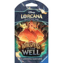 Load image into Gallery viewer, Disney Lorcana Set 10 Whispers in the Well Sleeved Booster Pack