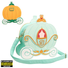 Load image into Gallery viewer, Cinderella Reversible Pumpkin Carriage Crossbody Purse - Entertainment Earth Exclusive