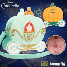 Load image into Gallery viewer, Cinderella Reversible Pumpkin Carriage Crossbody Purse - Entertainment Earth Exclusive