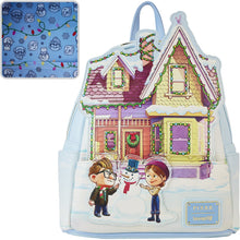 Load image into Gallery viewer, UP House with Light-Up Christmas Lights Mini-Backpack