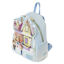 Load image into Gallery viewer, UP House with Light-Up Christmas Lights Mini-Backpack