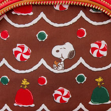 Load image into Gallery viewer, Peanuts Snoopy Gingerbread House Mini-Backpack