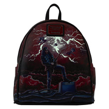 Load image into Gallery viewer, Stranger Things Eddie Munson Tribute Glow-in-the-Dark Mini-Backpack