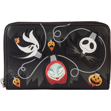 Load image into Gallery viewer, The Nightmare Before Christmas Tree Lights Glow-in-the-Dark Zip-Around Wallet