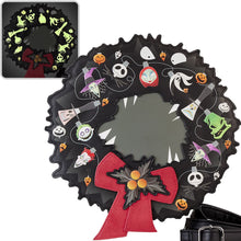Load image into Gallery viewer, The Nightmare Before Christmas Wreath Glow-in-the-Dark Crossbody Purse