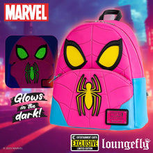 Load image into Gallery viewer, Marvel Spider-Man Cosplay Glow-in-the-Dark Mini-Backpack - Entertainment Earth Exclusive
