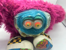 Load image into Gallery viewer, Vintage Gigglee Eyes Monster 1980s Holy Grail Monster Plush Pink My Pet Monster