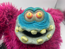 Load image into Gallery viewer, Vintage Gigglee Eyes Monster 1980s Holy Grail Monster Plush Pink My Pet Monster