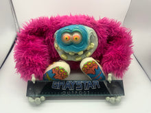 Load image into Gallery viewer, Vintage Gigglee Eyes Monster 1980s Holy Grail Monster Plush Pink My Pet Monster