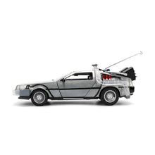 Load image into Gallery viewer, Hollywood Rides Back to the Future Time Machine 40th Anniversary 1:24 Scale Die-Cast Metal Vehicle