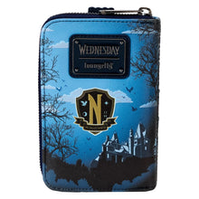 Load image into Gallery viewer, Wednesday Nevermore Castle Zip-Around Wallet