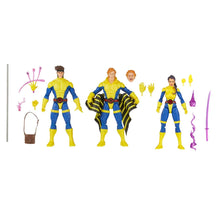 Load image into Gallery viewer, X-Men 60th Anniversary Marvel Legends Banshee, Gambit, and Psylocke 3-Pack
