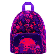 Load image into Gallery viewer, The Nightmare Before Christmas Black Light Print Mini-Backpack