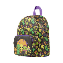 Load image into Gallery viewer, The Nightmare Before Christmas Black Light Print Mini-Backpack
