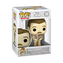 Load image into Gallery viewer, Disney 100 Walt Disney with Dumbo and Timothy Pop! Vinyl Figure