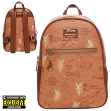 Load image into Gallery viewer, Peter Pan Neverland Map Mini-Backpack - Entertainment Earth Exclusive