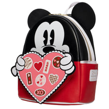 Load image into Gallery viewer, Mickey Mouse Chocolate Box Valentine Mini-Backpack - Entertainment Earth Exclusive