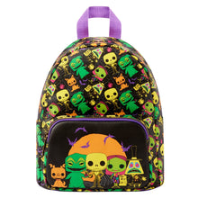 Load image into Gallery viewer, The Nightmare Before Christmas Black Light Print Mini-Backpack
