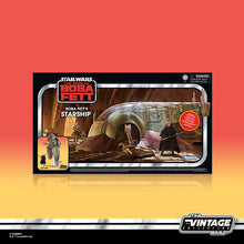 Load image into Gallery viewer, Star Wars The Vintage Collection Boba Fett's Starship 3 3/4-Inch-Scale The Book of Boba Fett Vehicle with Figure