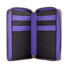 Load image into Gallery viewer, The Nightmare Before Christmas Black Light Print Zip-Around Wallet
