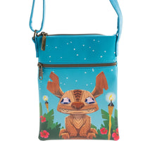 Load image into Gallery viewer, Lilo and Stitch Tiki Stitch Passport Bag - Entertainment Earth Exclusive
