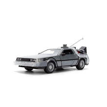 Load image into Gallery viewer, Hollywood Rides Back to the Future Time Machine 40th Anniversary 1:24 Scale Die-Cast Metal Vehicle
