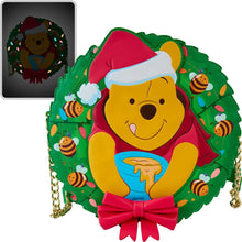 Load image into Gallery viewer, Winnie the Pooh Stuck in Wreath Crossbody Bag
