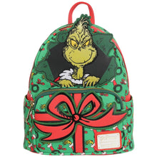 Load image into Gallery viewer, How the Grinch Stole Christmas Grinch Christmas Present Mini-Backpack - Entertainment Earth Exclusive

