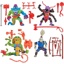 Load image into Gallery viewer, Teenage Mutant Ninja Turtles Classic Mutants Antrax Scale Tail Wyrm Usagi Action Figure 4-Pack
