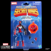 Load image into Gallery viewer, Secret Wars Marvel Legends Series Spider-Man (Alien Costume)
