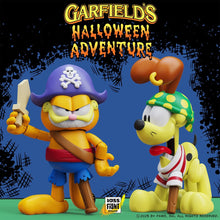 Load image into Gallery viewer, Garfield's Halloween Adventure Pirate Garfield and Pirate Odie Action Figure 2-Pack
