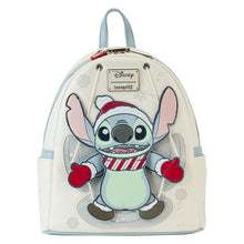 Load image into Gallery viewer, Lilo &amp; Stitch Holiday Snow Angel Stitch Cosplay Mini-Backpack
