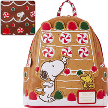 Load image into Gallery viewer, Peanuts Snoopy Gingerbread House Mini-Backpack
