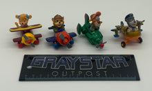 Load image into Gallery viewer, 1989 McDonalds DISNEY&#39;S TALE SPIN Complete Set of 4 Happy Meal Toys
