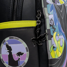 Load image into Gallery viewer, Sleeping Beauty Maleficent Stained Glass Mini-Backpack - Entertainment Earth Exclusive
