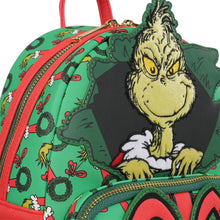 Load image into Gallery viewer, How the Grinch Stole Christmas Grinch Christmas Present Mini-Backpack - Entertainment Earth Exclusive
