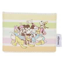 Load image into Gallery viewer, Mickey and Friends Rainbow Stripes Card Holder
