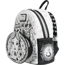 Load image into Gallery viewer, Alice in Wonderland Sketch Mini-Backpack - Entertainment Earth Exclusive
