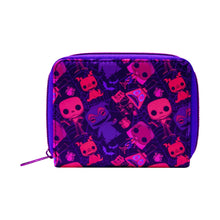 Load image into Gallery viewer, The Nightmare Before Christmas Black Light Print Zip-Around Wallet
