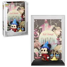 Load image into Gallery viewer, Disney 100 Fantasia Sorcerer&#39;s Apprentice Mickey with Broom Pop! Movie Poster with Case
