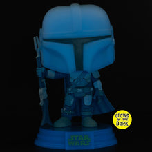 Load image into Gallery viewer, Star Wars: The Mandalorian Hologram Glow-in-the-Dark Pop! Vinyl Figure - Entertainment Earth Exclusive
