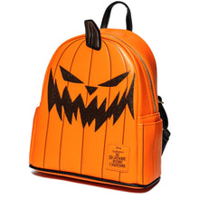 Load image into Gallery viewer, Nightmare Before Christmas Jack Skellington Pumpkin King Mini-Backpack - Entertainment Earth Exclusive
