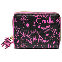 Load image into Gallery viewer, Cruella Graffiti Zip-Around Wallet - Entertainment Earth Exclusive
