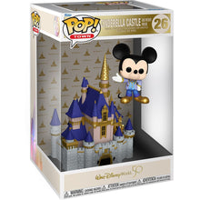 Load image into Gallery viewer, Walt Disney World 50th Anniversary Castle with Mickey Pop! Vinyl Town
